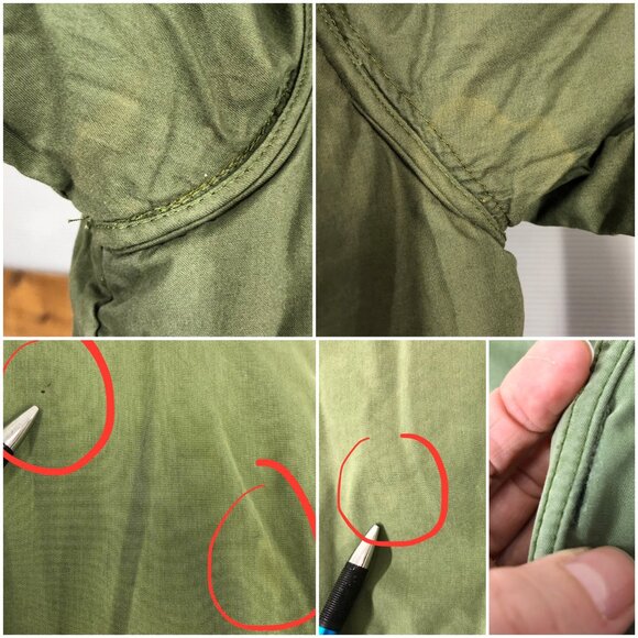 Ralph Lauren Denim &‎ Supply Field Jacket Military Green & Aztec Knit Sz XS - Picture 15 of 15